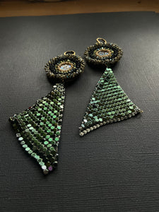 Beaded Drop Earrings 3807