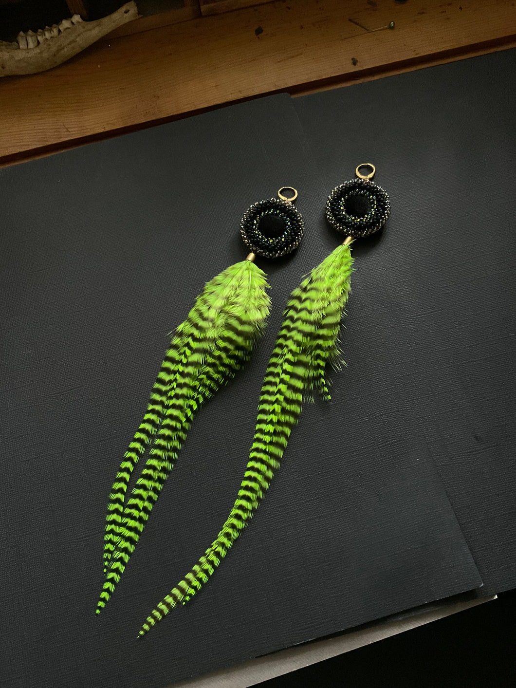 Beaded Drop Earrings 3809