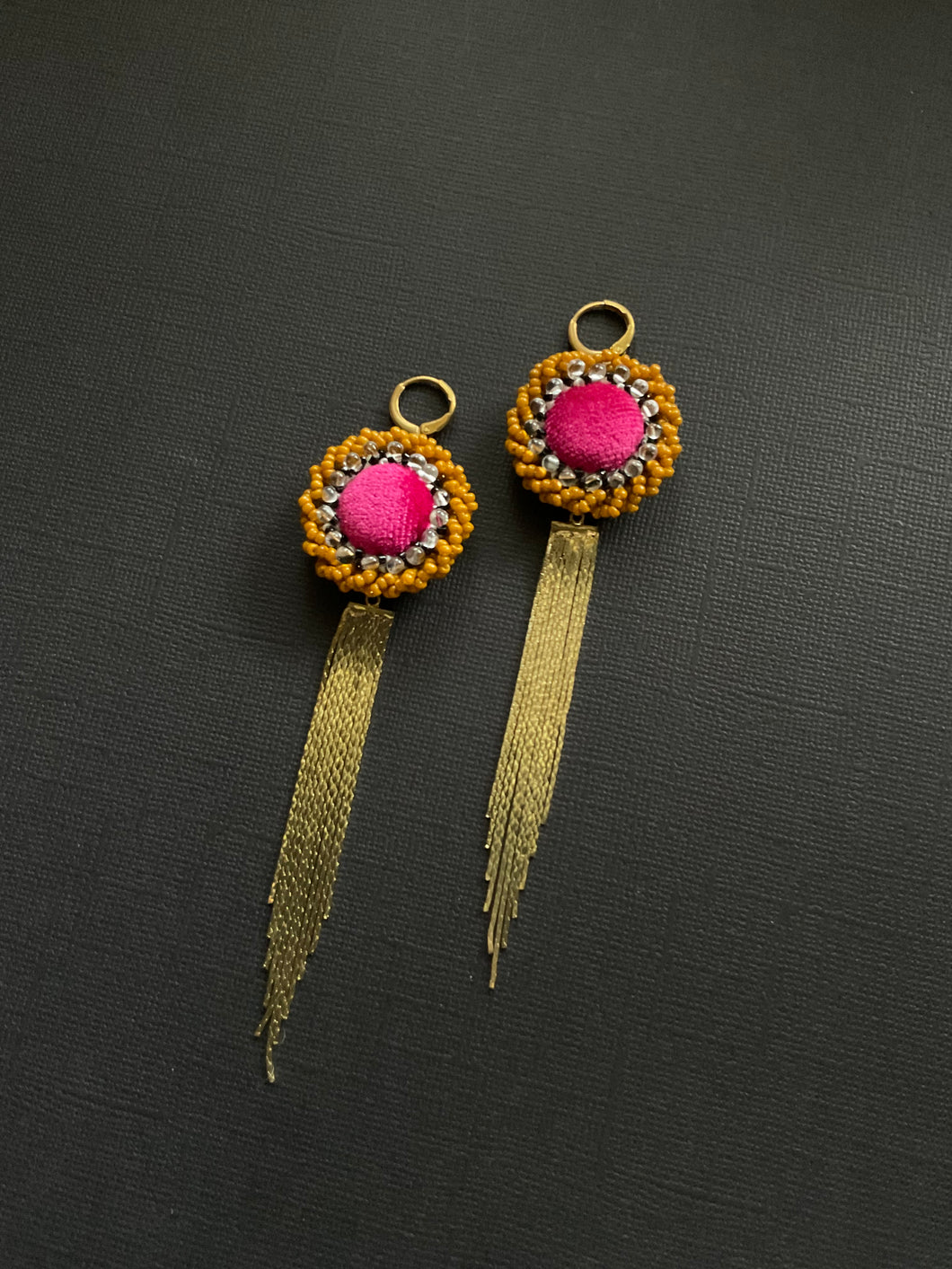 Beaded Drop Earrings 3811