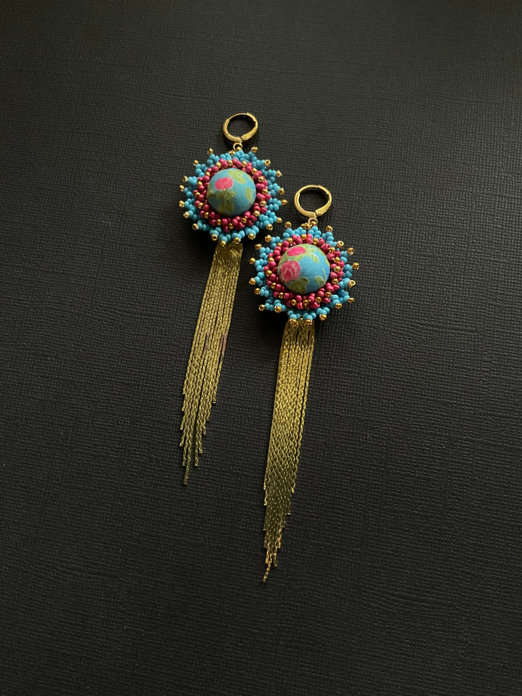 Beaded Drop Earrings 3815