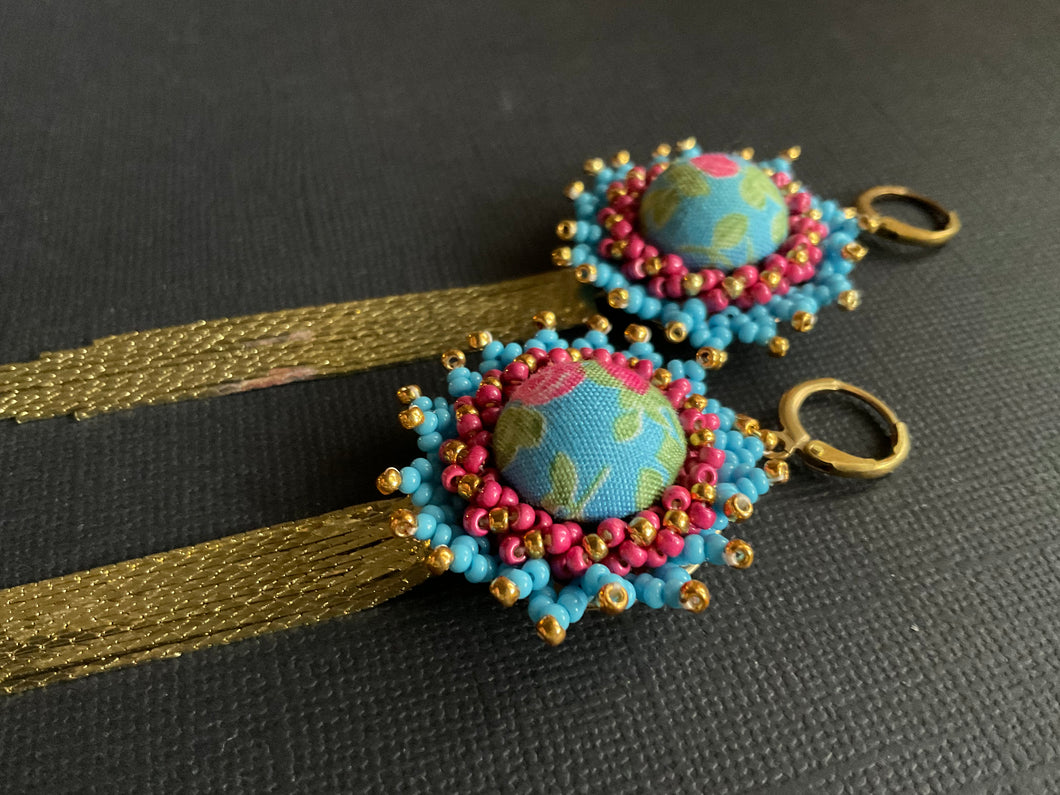 Beaded Drop Earrings 3815