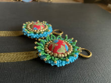 Load image into Gallery viewer, Beaded Drop Earrings 3821
