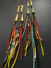 Load image into Gallery viewer, Beaded Fringe Earrings 3822
