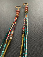 Load image into Gallery viewer, Beaded Fringe Earrings 3823
