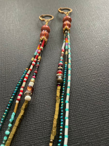 Beaded Fringe Earrings 3823