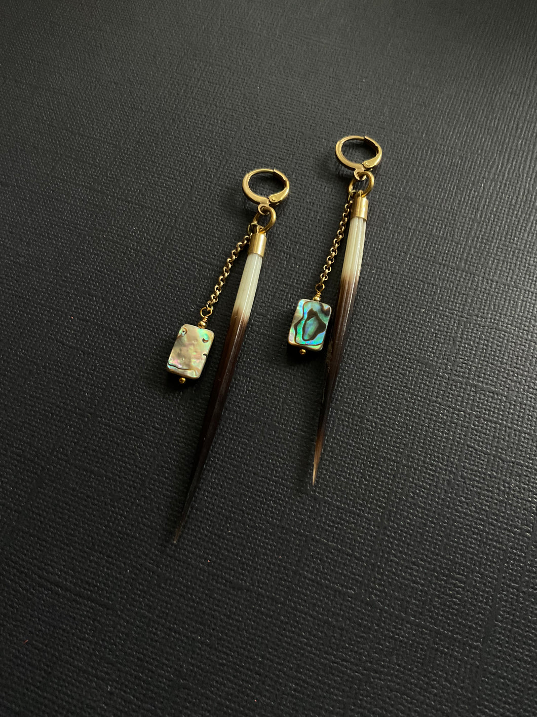 Quill Drop Earrings 3836
