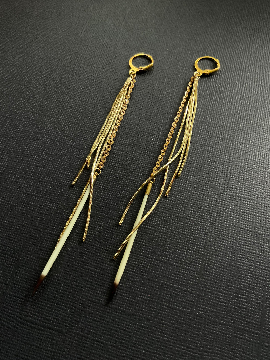 Quill Drop Earrings 3837