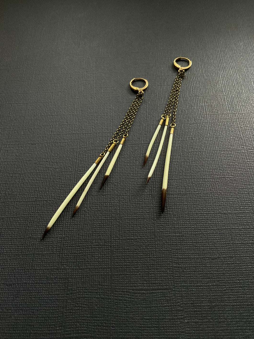 Quill Drop Earrings 3838