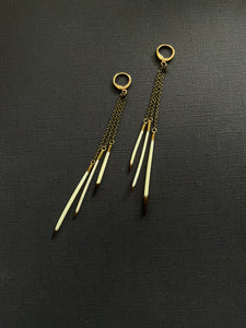 Quill Drop Earrings 3838