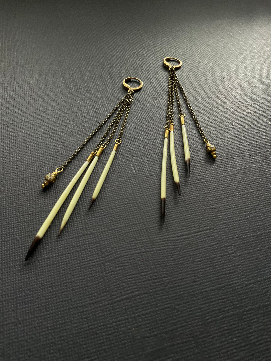 Quill Drop Earrings 3840