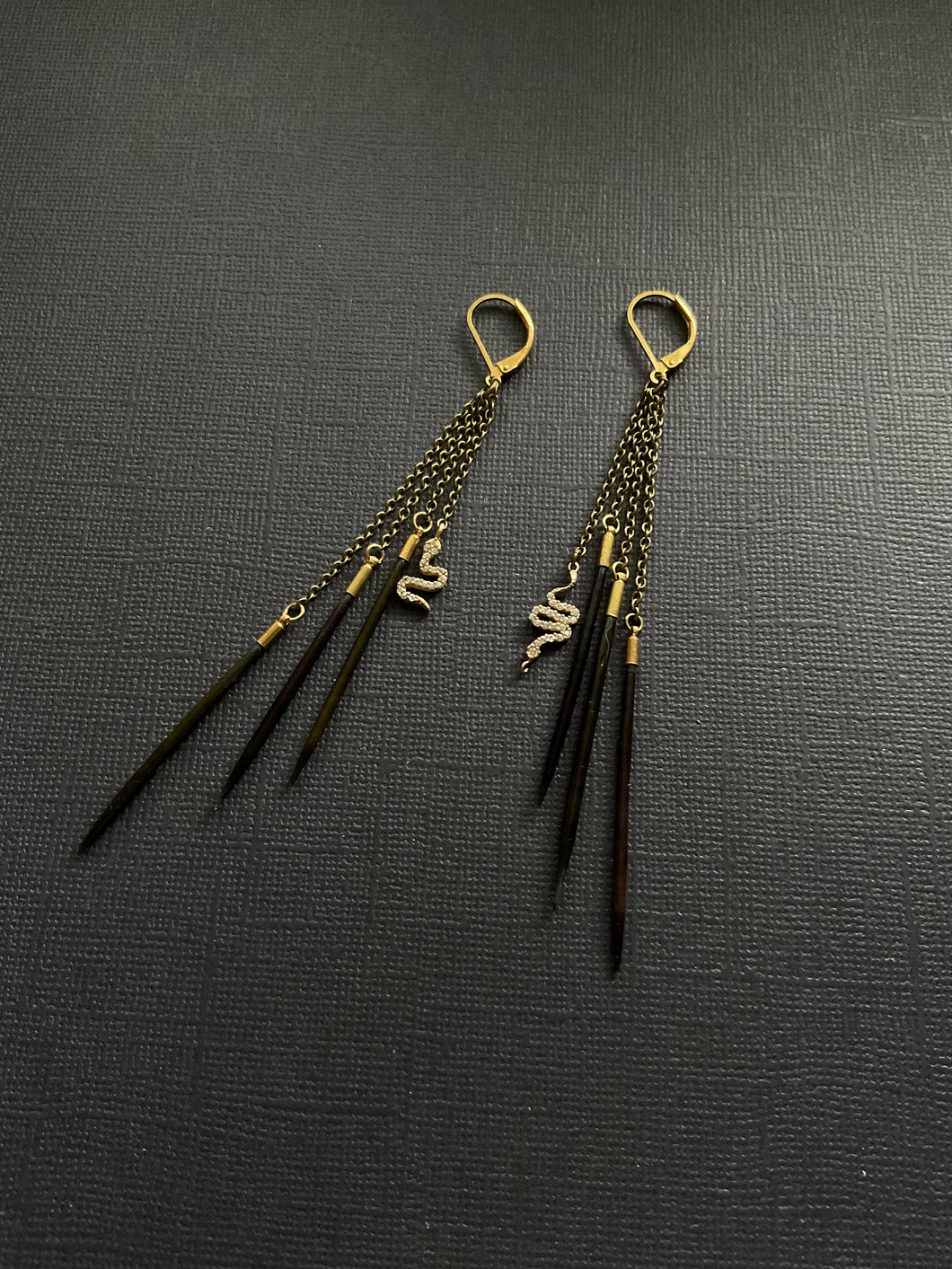 Quill Drop Earrings 3841