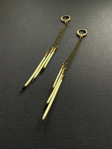 Quill Drop Earrings 3842