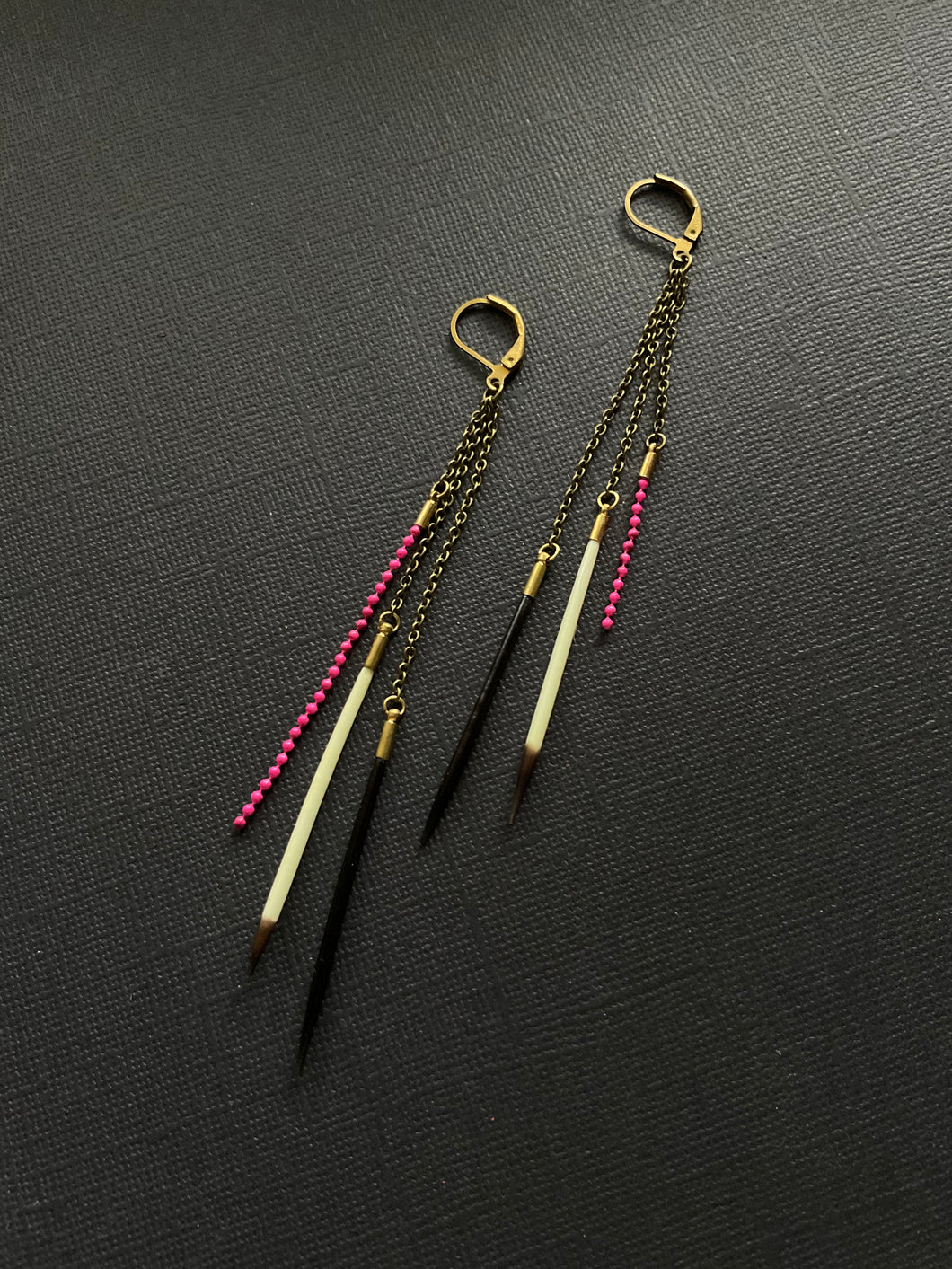 Quill Drop Earrings 3845