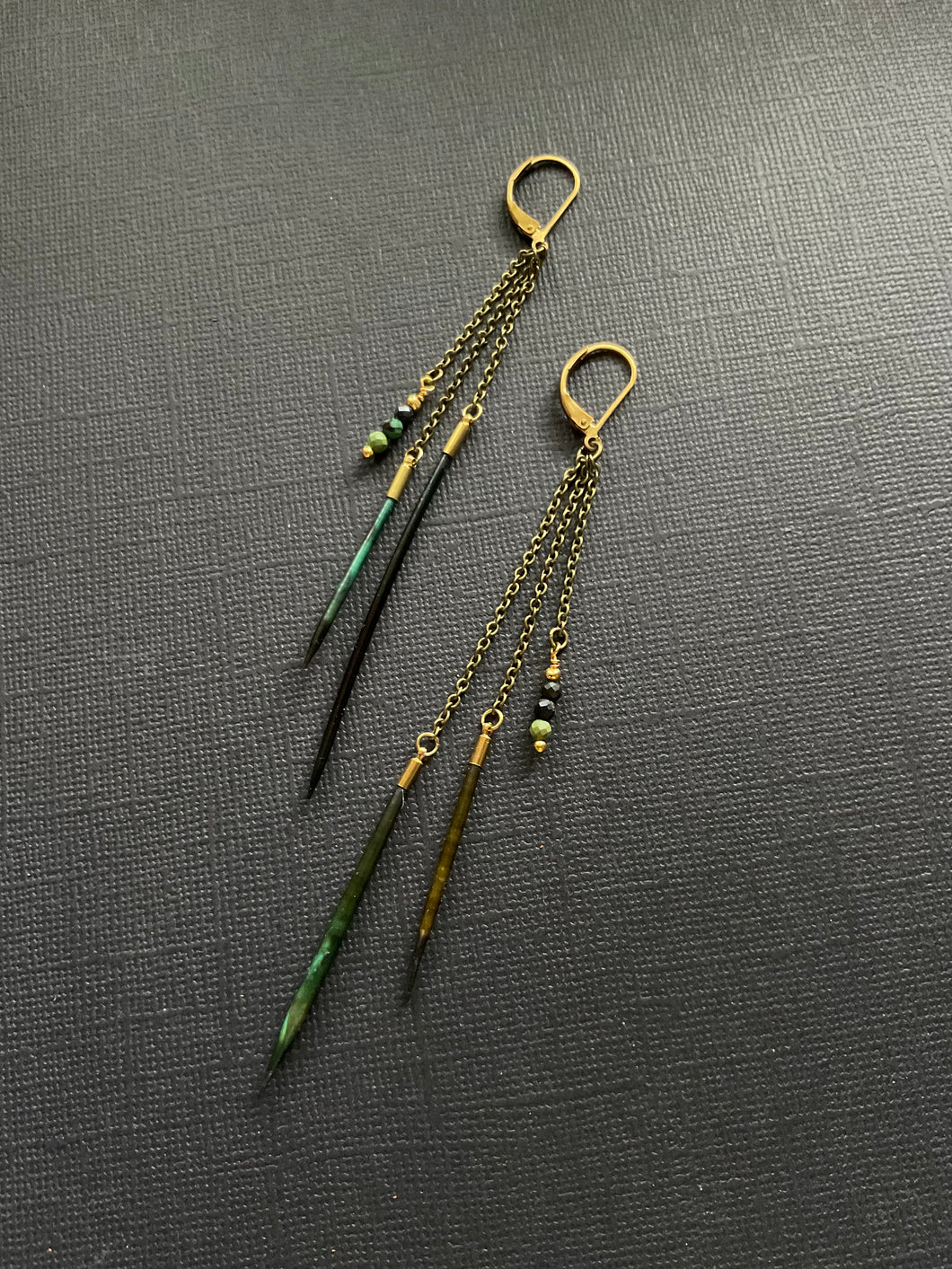 Quill Drop Earrings 3846