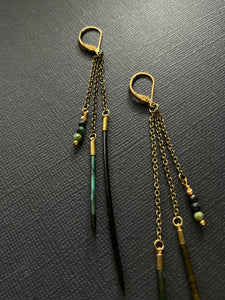 Quill Drop Earrings 3846