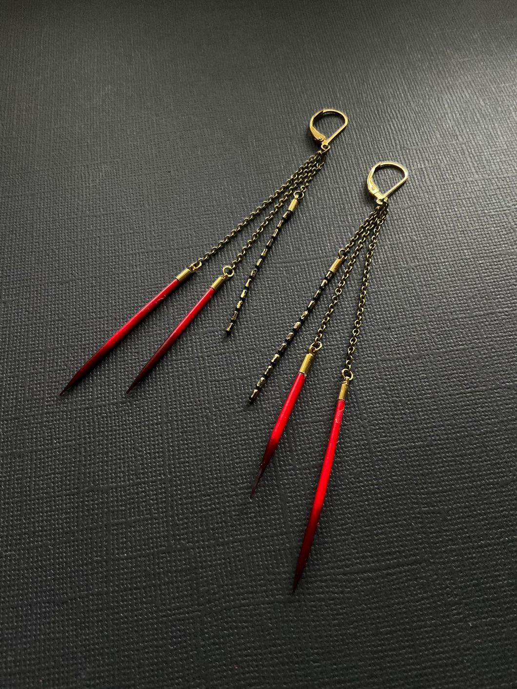 Quill Drop Earrings 3847