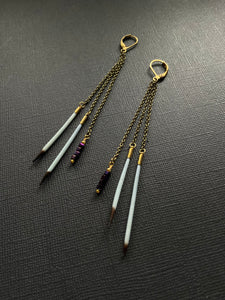 Quill Drop Earrings 3848