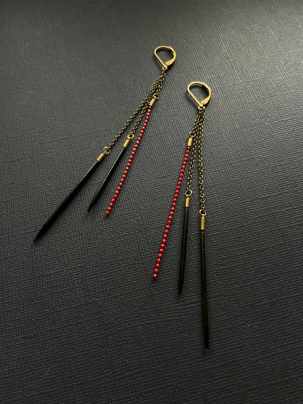 Quill Drop Earrings 3849