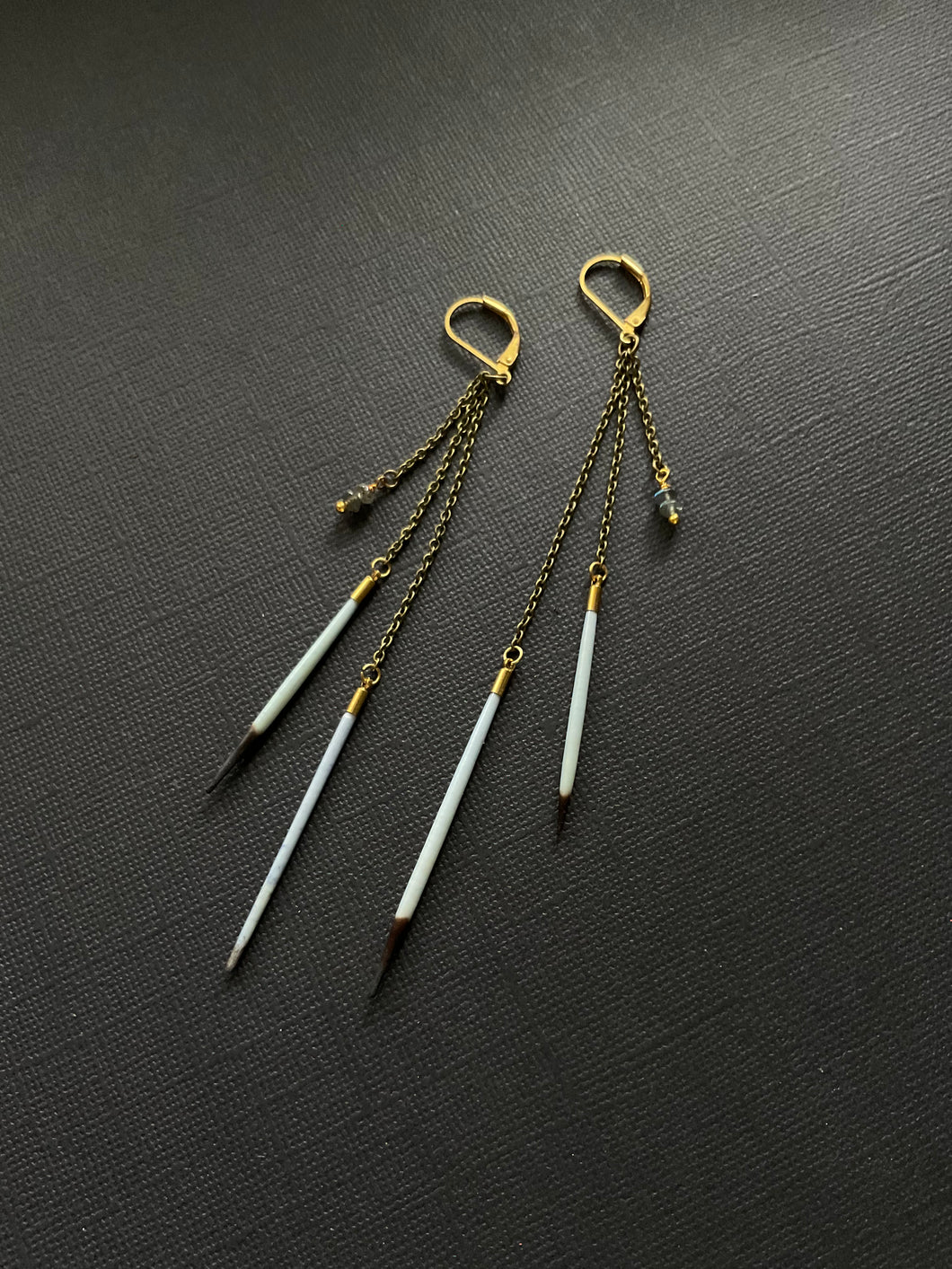 Quill Drop Earrings 3850