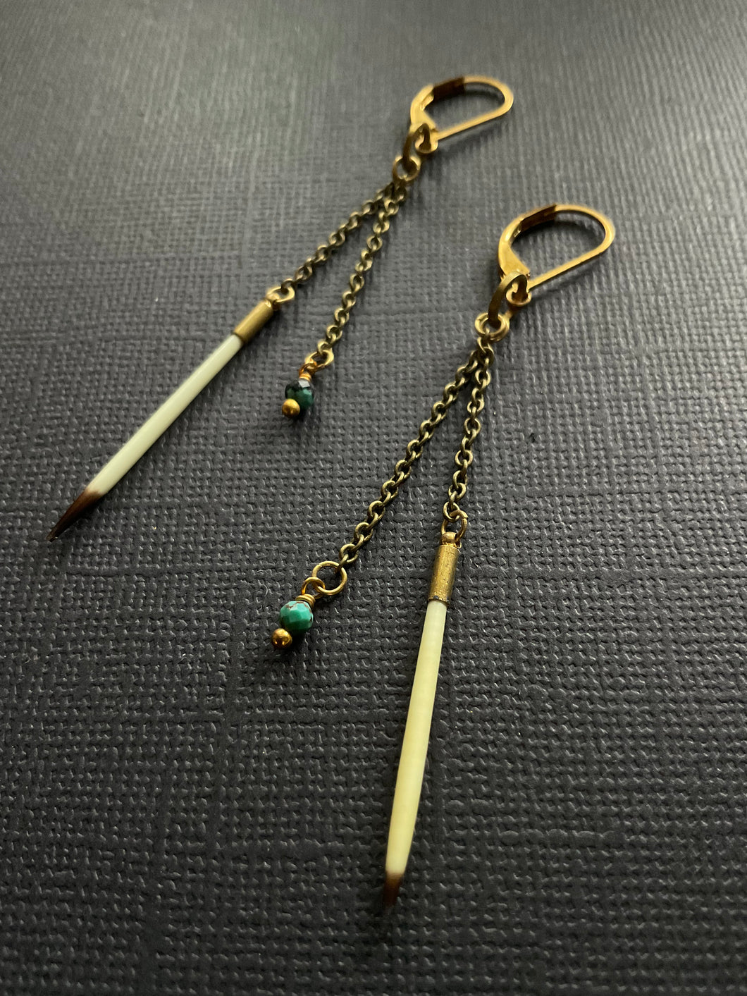 Quill Drop Earrings 3851
