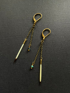 Quill Drop Earrings 3851