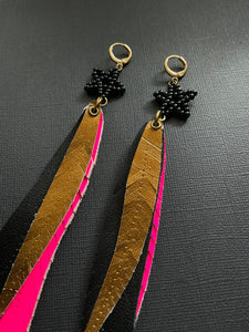 Beaded Drop Earrings 3852