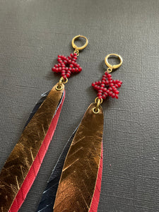 Beaded Drop Earrings 3859