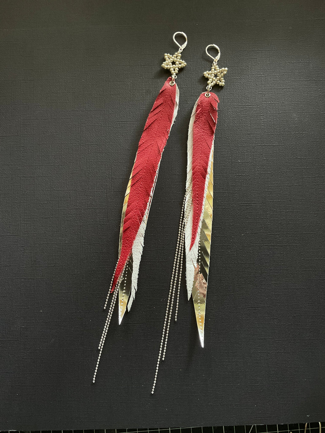 Beaded Drop Earrings 3861