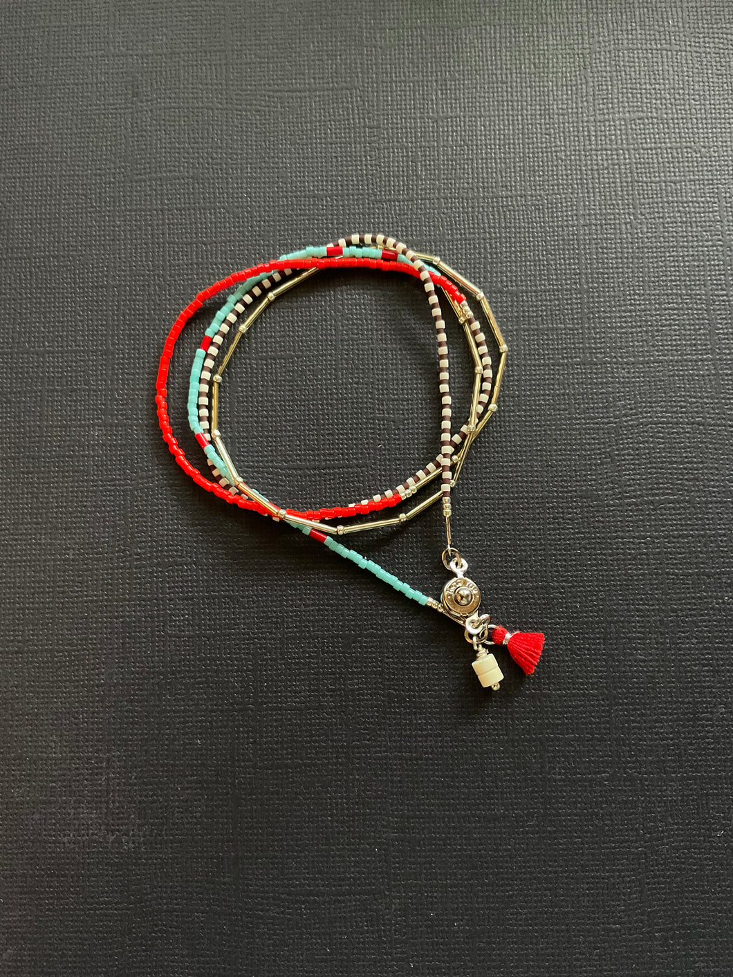 Simple Beaded Necklace 3869
