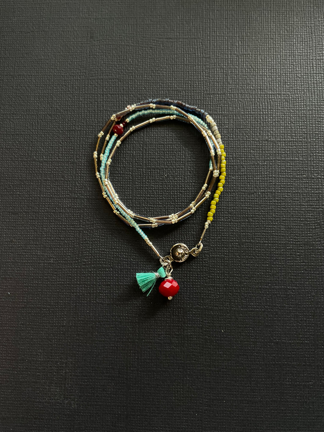 Simple Beaded Necklace 3871