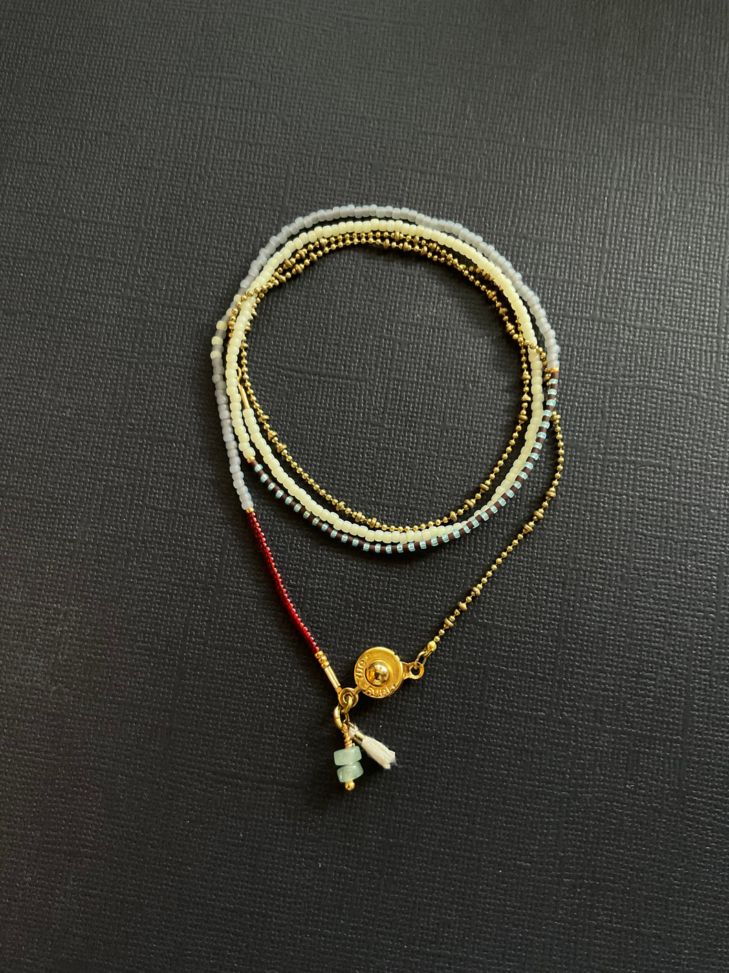 Simple Beaded Necklace 3872