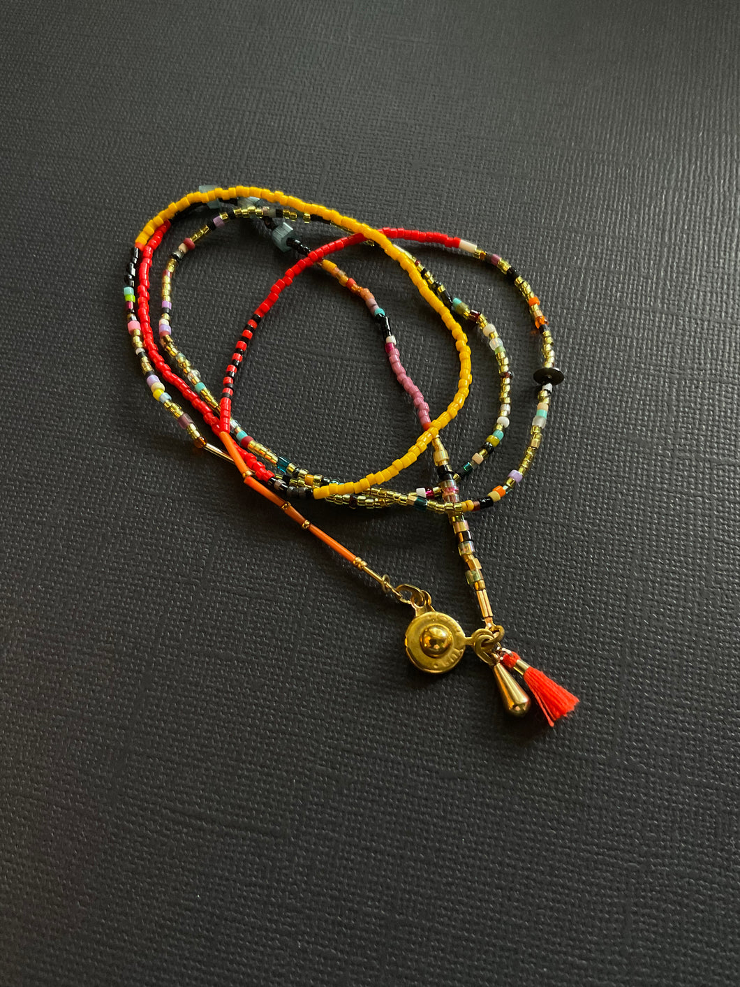 Simple Beaded Necklace 3874
