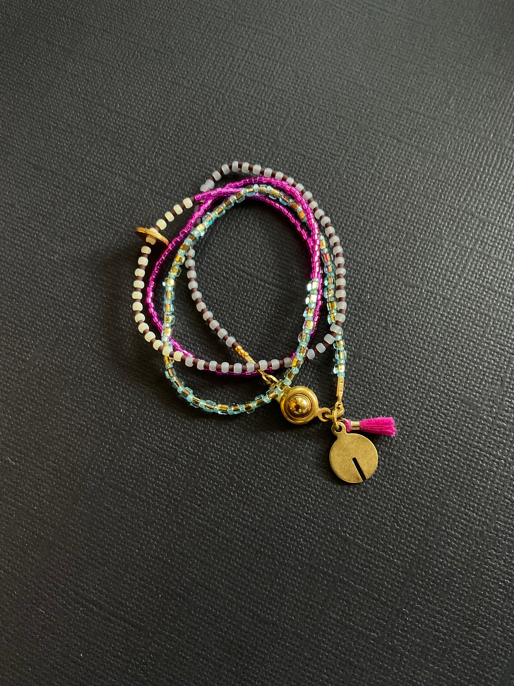 Simple Beaded Necklace 3876