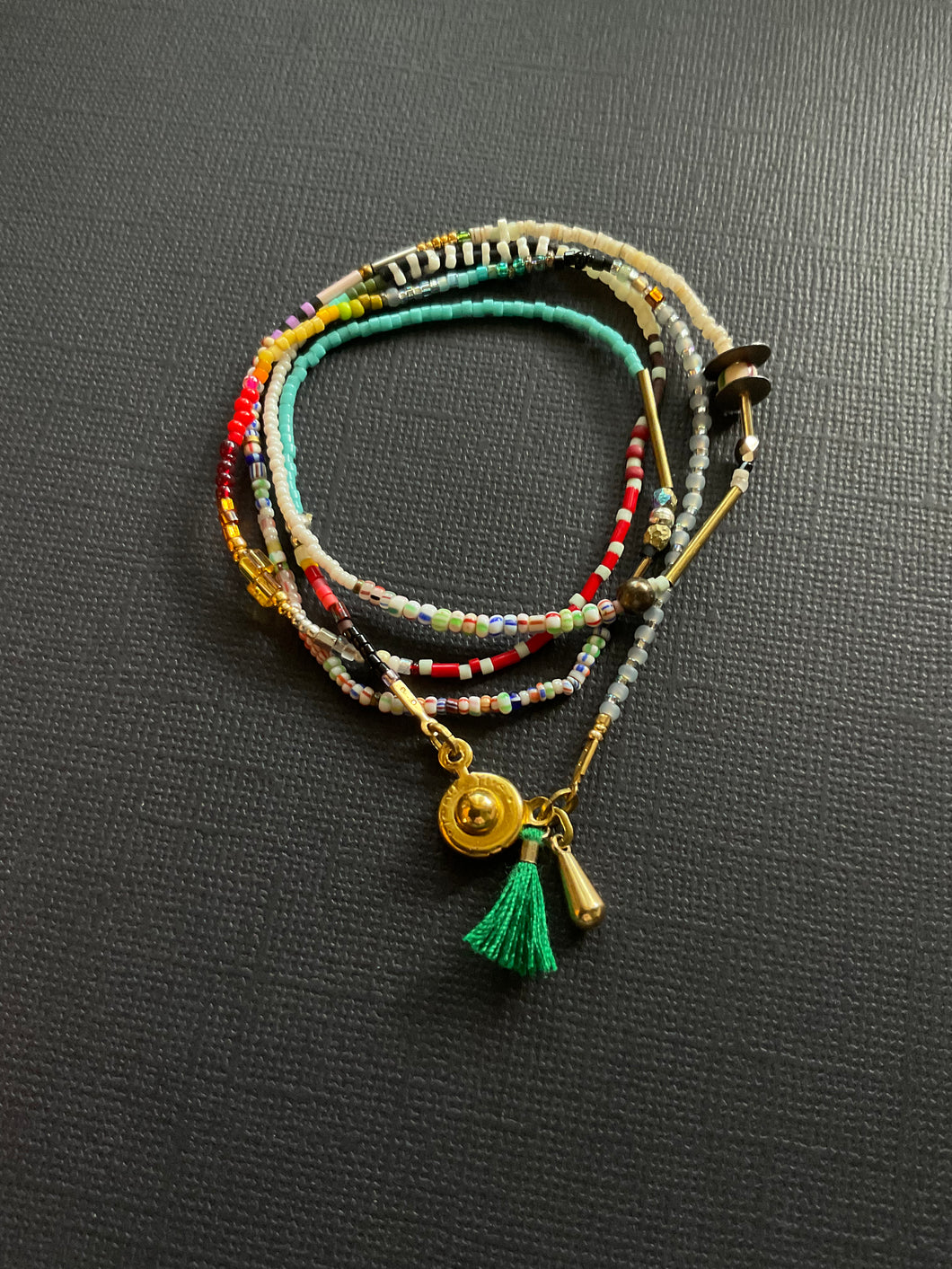 Simple Beaded Necklace 3882