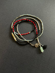 Simple Beaded Necklace 3884