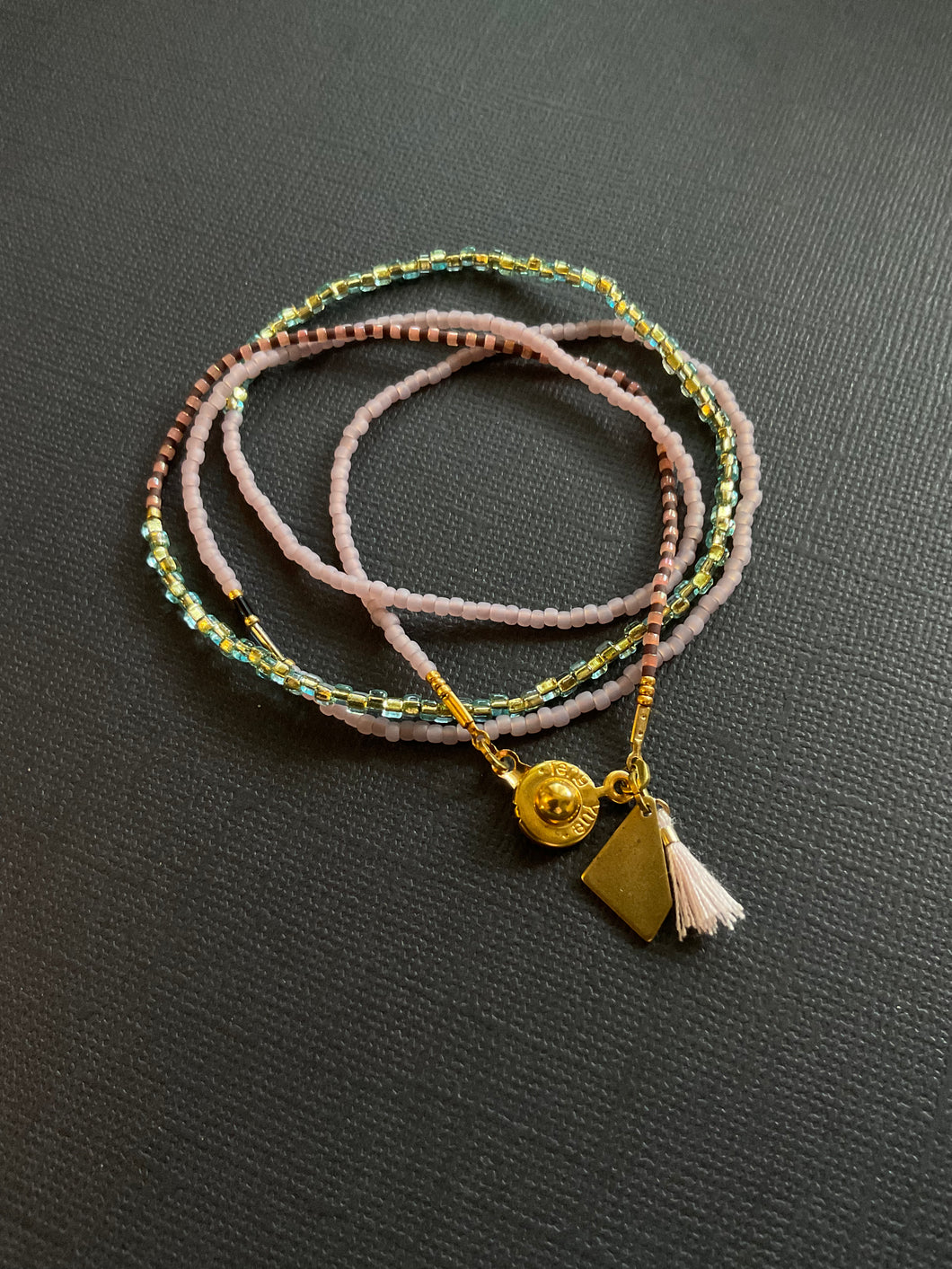 Simple Beaded Necklace 3886