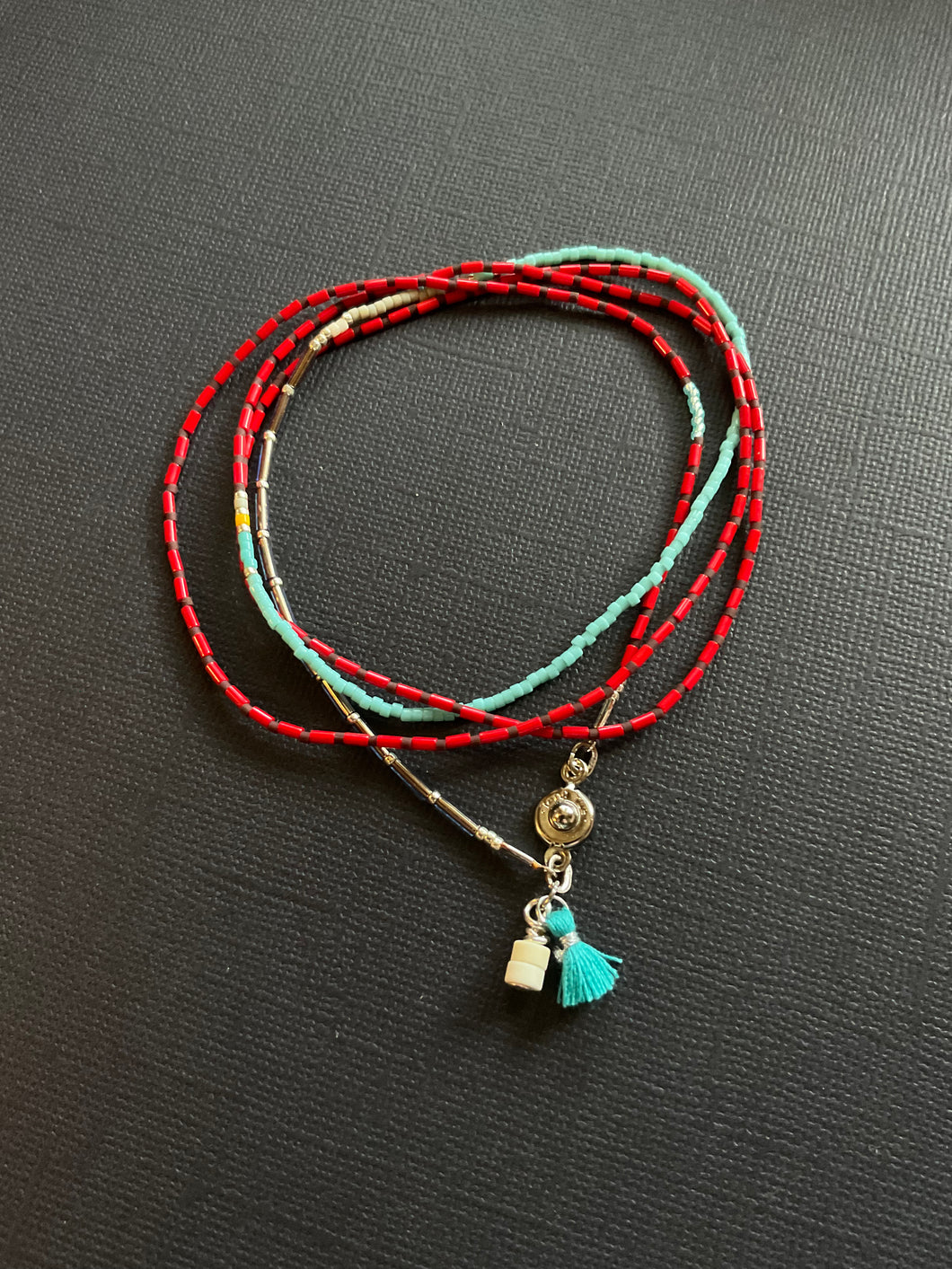 Simple Beaded Necklace 3887