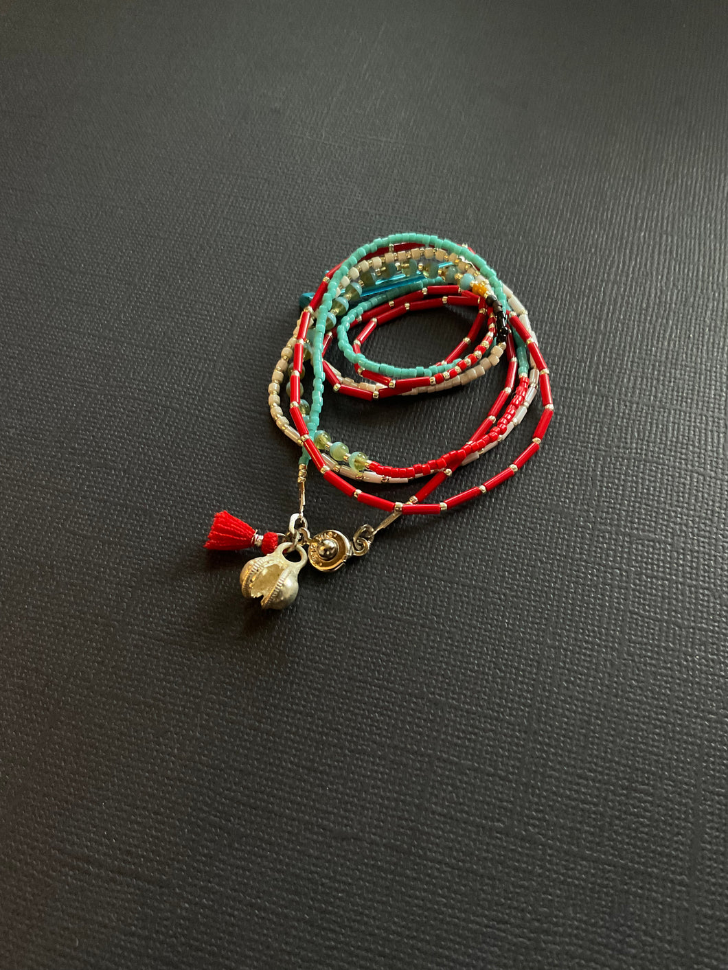 Simple Beaded Necklace 3893