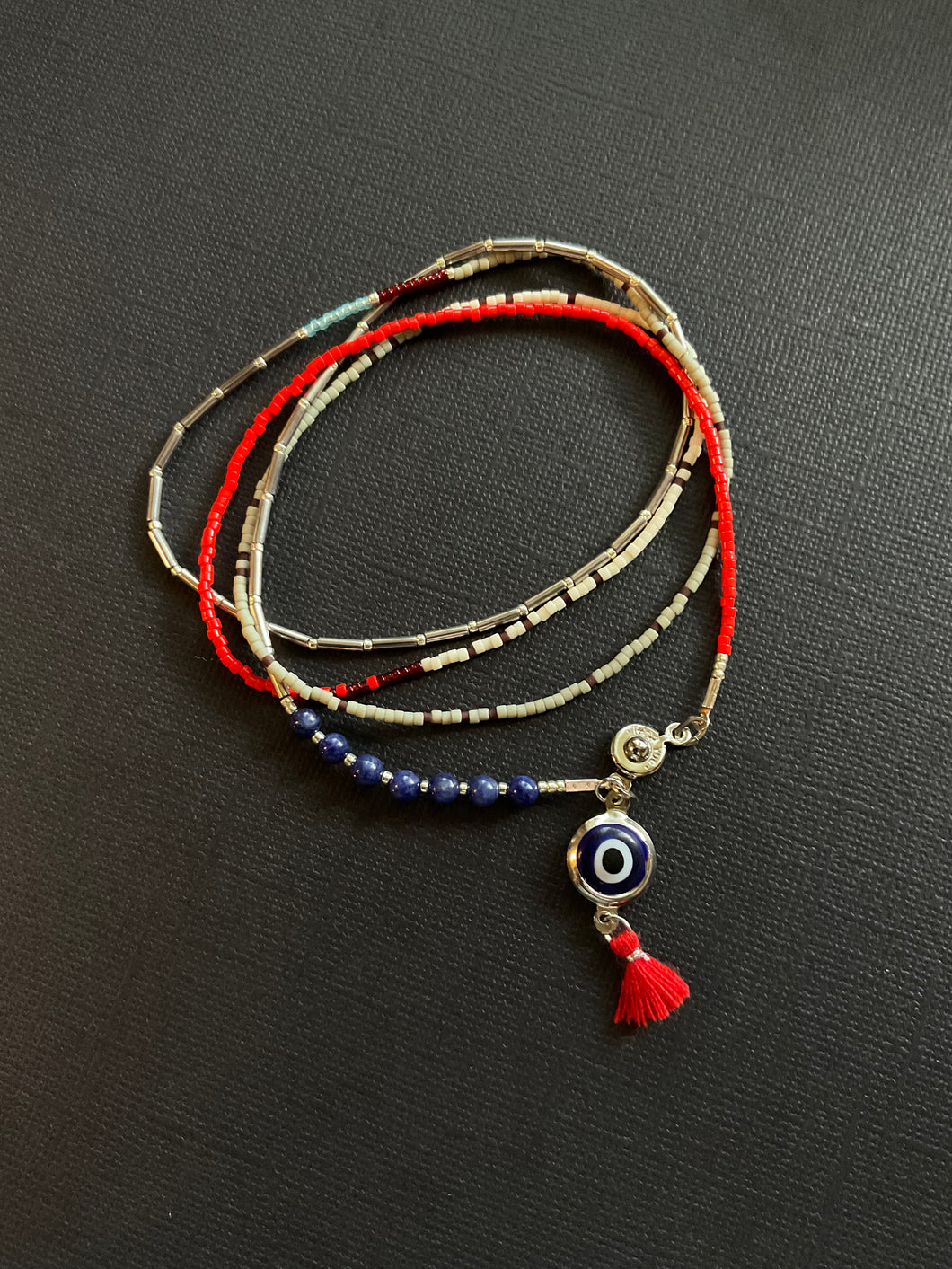 Simple Beaded Necklace 3895