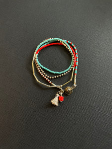 Simple Beaded Necklace 3897