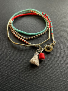 Simple Beaded Necklace 3897
