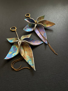 Leather Drop Earrings 3906