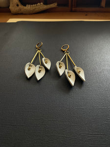 Leather Drop Earrings 3907