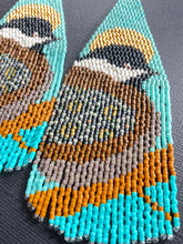 Load image into Gallery viewer, Chestnut-backed Chickadee Earrings 3929
