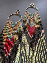 Load image into Gallery viewer, Beaded Fringe Earrings 3934
