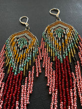 Load image into Gallery viewer, Beaded Fringe Earrings 3936
