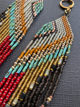 Load image into Gallery viewer, Beaded Fringe Earrings 3937
