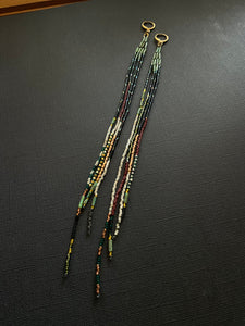 Beaded Fringe Earrings 3938