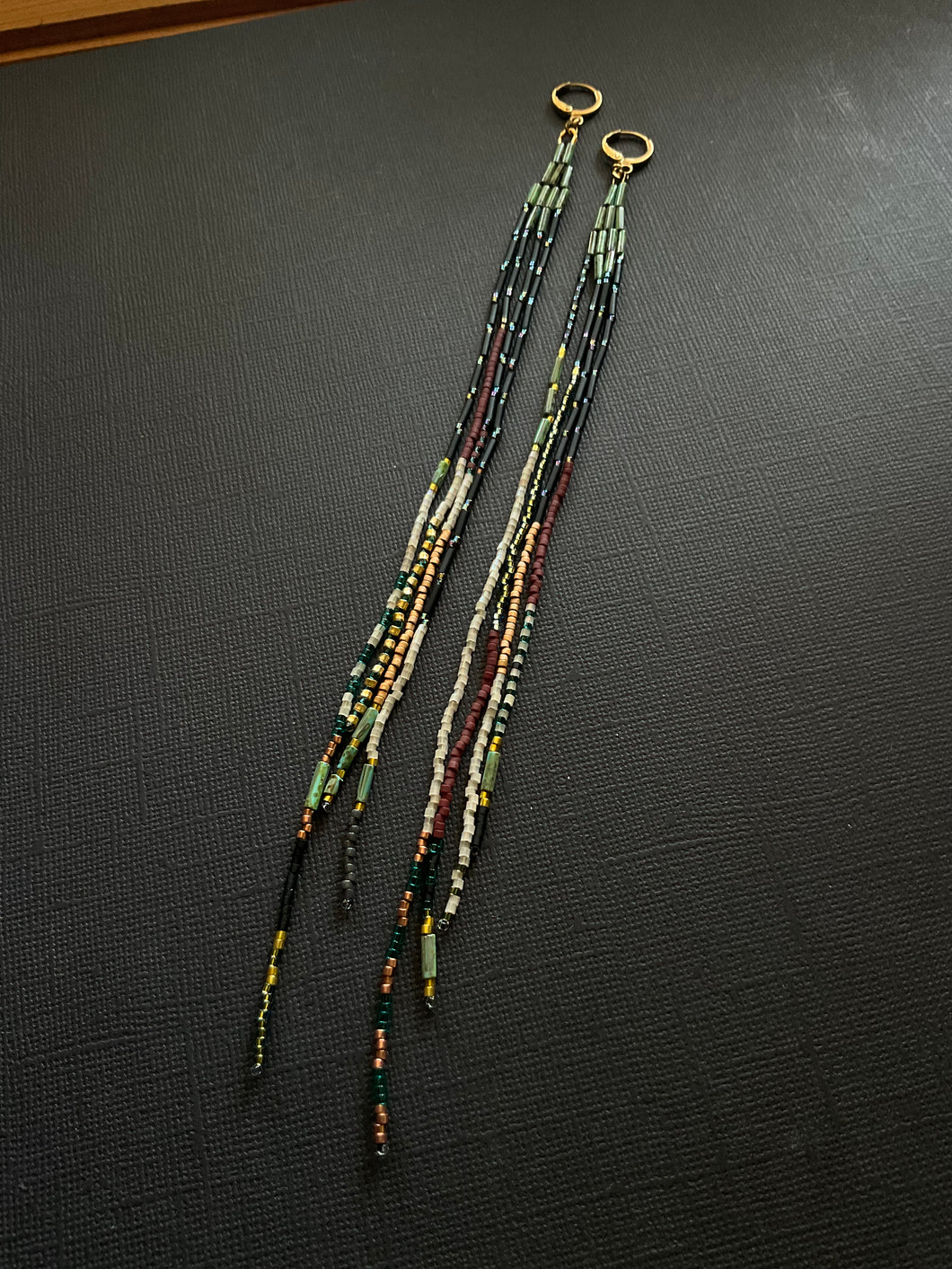 Beaded Fringe Earrings 3938