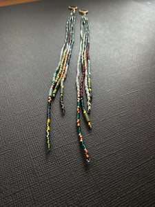 Beaded Fringe Earrings 3938